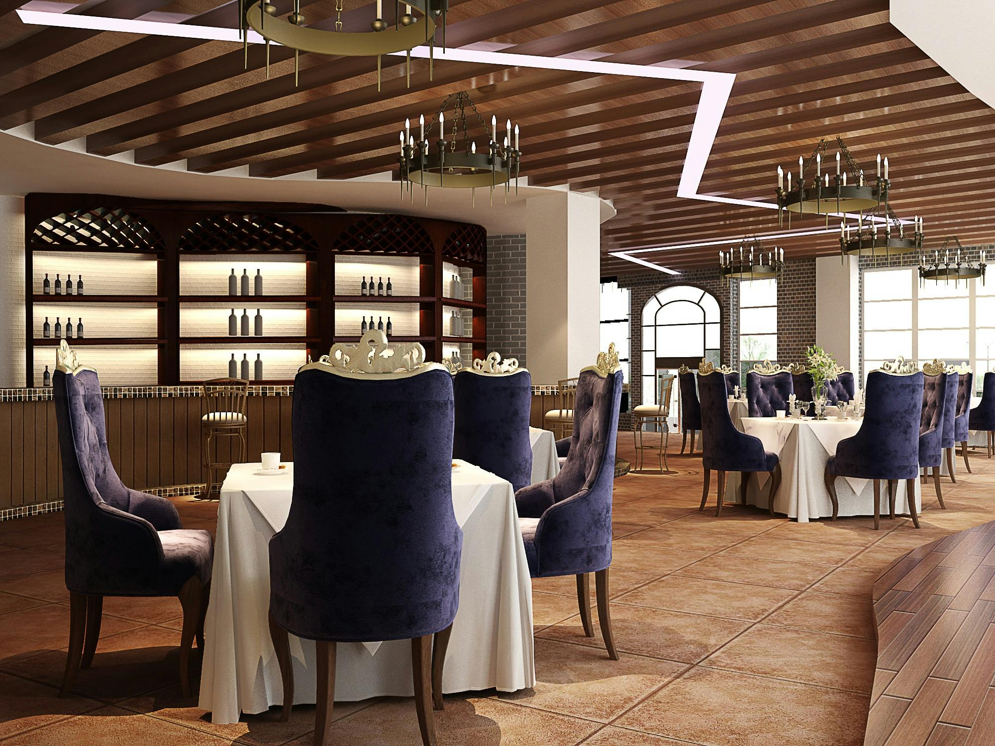 Restaurants, Cafés & Hotels Interiors
